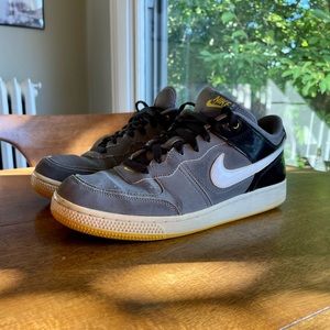 Nike Air Forces Ones - Gray/ Yellow- Size 10